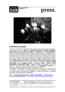 L`IPOTESI DI ASPEN