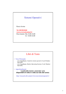 Introduzione al corso - Dipartimento di Ingegneria Industriale e dell