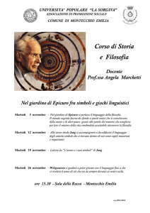 Corso di Storia e Filosofia - Comune di Montecchio Emilia