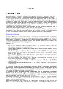 3761 a.C. di Antonio Crasto