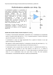Multivibratore astabile con AO - Sito del Prof. Leonardo Tozzi