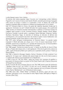 BIOGRAFIA - Lucilla Galeazzi
