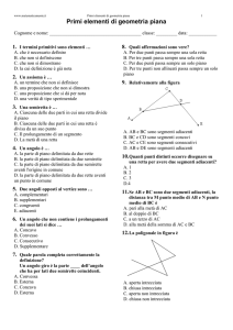 Primi elementi di geometria piana