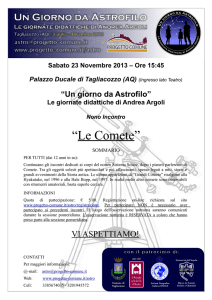Le Comete - Progetto Comune