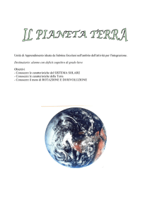 Sistema Solare e pianeta Terra