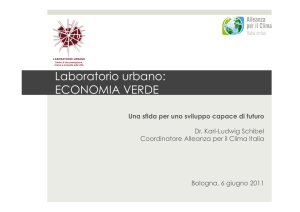 Laboratorio urbano: ECONOMIA VERDE