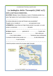 La battaglia delle Termopili (480 aC)