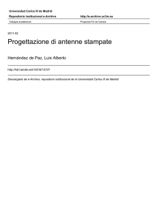 Progettazione di antenne stampate - e-Archivo Principal