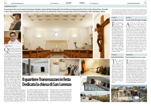 Il quartiere Transmazzaro in festa Dedicata la