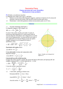 Geometria Piana - MATEMATICAeSCUOLA