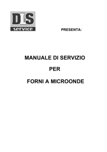 manuale di servizio per forni a microonde