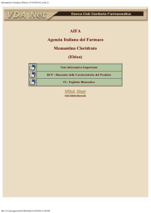 Nota Informativa Memantina