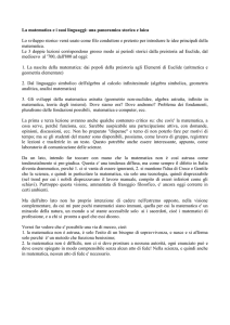Temi e prospettive della matematica