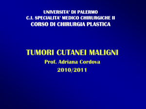 LEZIONE sui TUMORI CUTANEI