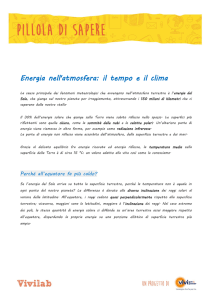 Energia nell`atmosfera: il tempo e il clima