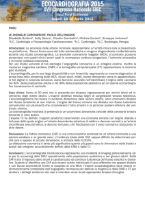 PM50 LE ANOMALIE CORONARICHE: RUOLO DELL`IMAGING