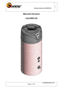 Manuale Istruzioni CALORPLUS