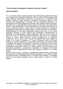 INDICAZIONI, TECNICHE E RISULTATI Gaetano