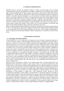 Seconda colonizzazione e tirannidi