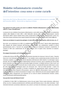 Malattie infiammatorie croniche dell`intestino