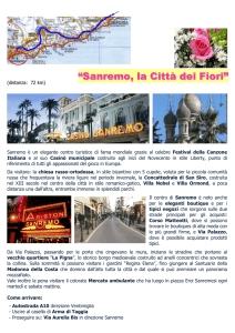 Sanremo, la Città dei Fiori