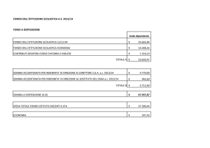 Raccordo disponibilità - Comprensivo 4 di Chieti