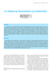 un approccio diagnostico all`anisocoria