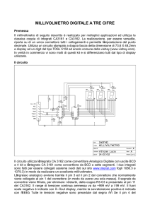 Millivoltmetro a tre cifre.