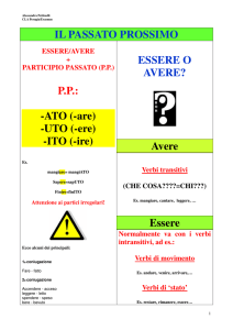Microsoft Word - passato prossimo