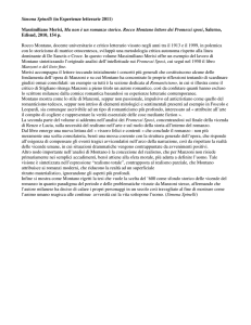 Simona Spinelli (in Esperienze letterarie 2011) Massimiliano Merisi