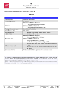 Requisiti di sistema