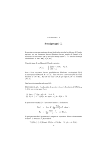 Semigruppi C0
