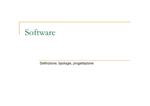 Software - Dipartimento di Matematica e Informatica