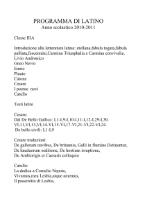 programma di latino