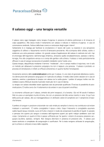 Il salasso oggi – una terapia versatile