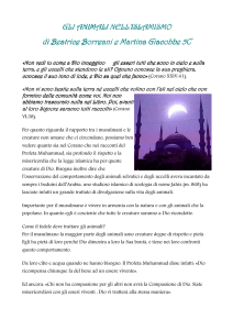 Gli animali nell`islam - Liceo Scientifico Grassi