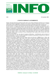 I NUOVI FARMACI ANTIOBESITÀ