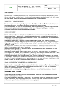 CDV PREPARAZIONE ALLA COLONSCOPIA Data Pagina 1 di 3