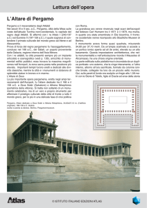 Lettura dell`opera L`Altare di Pergamo