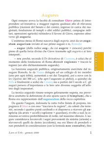 Augures - Lares et Urbs