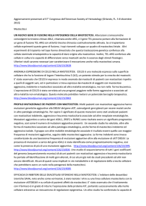 Mastocitosi - Progetto AGIMM
