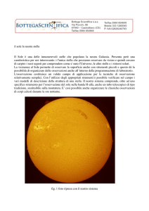 il sole la nostra stella