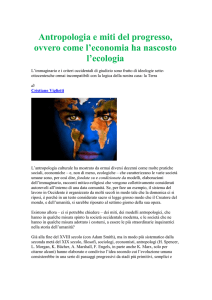 Antropologia e miti del progresso, ovvero come l
