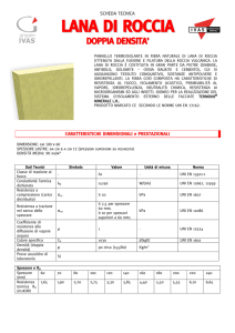 scheda tecnica