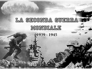 La Seconda Guerra Mondiale