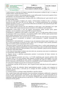 informativa emocromatosi