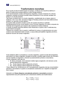Trasformatore monofase