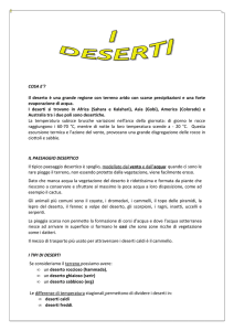 i deserti - Colori dei bambini