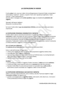 La costruzione di videor - Notebook Italia