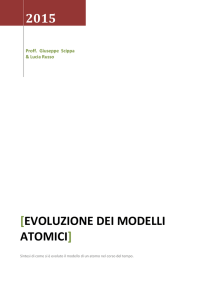 modello atomico - Liceo “Gandhi”